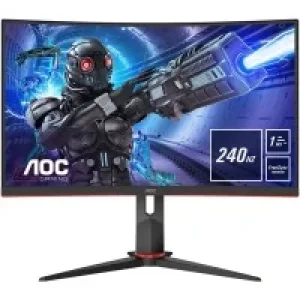 Монитор TFT AOC 31.5" C32G2ZE/BK VA Curved 240Hz 1ms HDMI DP Black UA