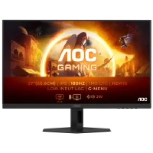 Монiтор TFT AOC 27" 27G4XE IPS FHD 300nit 180Hz 1ms 2*HDMI DP G-Sync MM Black/Grey UA