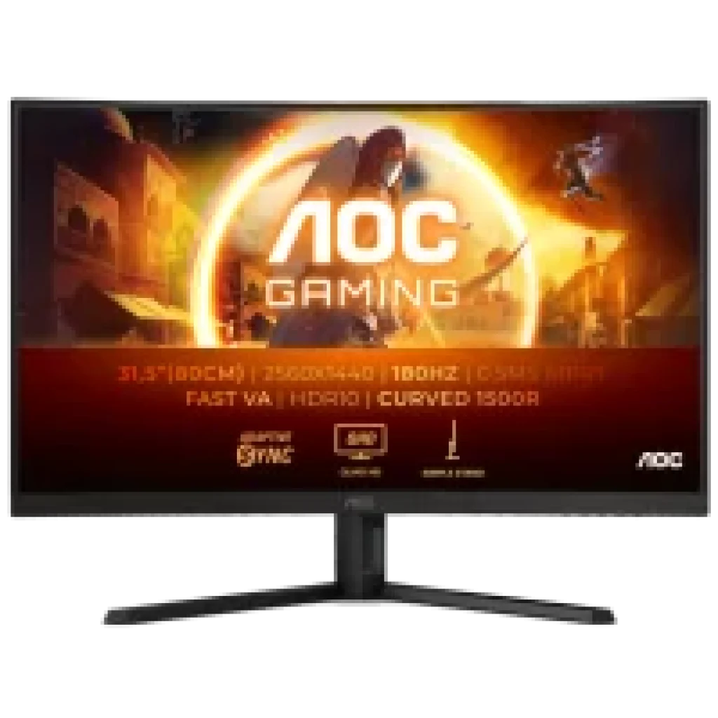 Монитор TFT AOC 31.5” CQ32G4VE VA QHD Curved 180Hz 2*HDMI DP Black UA