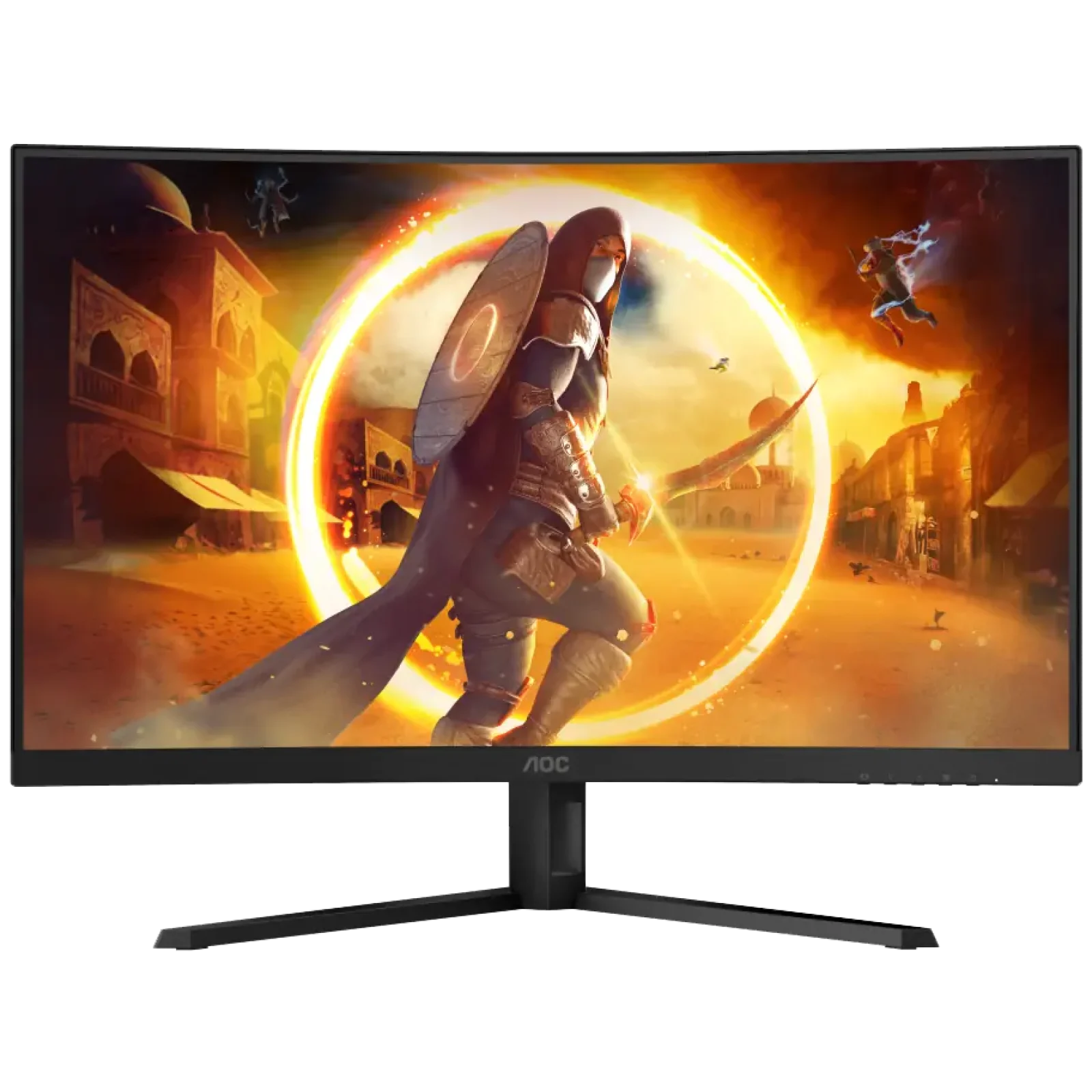 Монiтор TFT AOC 31.5” CQ32G4VE VA QHD Curved 180Hz 2*HDMI DP Black UA