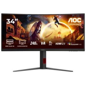 Монiтор 34" AOC CU34G4Z Black UA