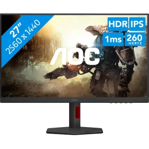 Монитор 27" AOC Q27G4ZR Black/Red UA