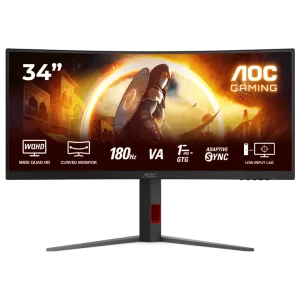 Монитор 21.5" AOC CU34G4 Black/Red UA