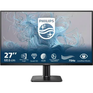 Монiтор 27" Philips 27E2N1500L/00 Black UA