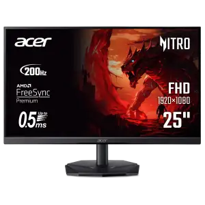 Монiтор 24.5" Acer Nitro KG251QX0biip (UM.KX1EE.005) Black UA