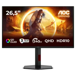 Монитор 26.5" AOC Q27G4ZDR Black/Red UA