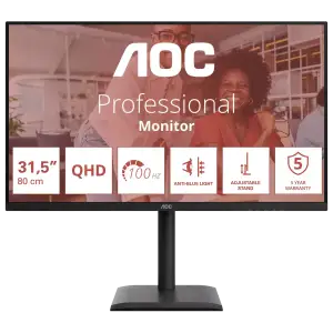 Монитор 31.5" AOC Q32E4U Black UA