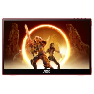 Монитор TFT AOC 15.6" 16G3 IPS FHD 144Hz HDMI USB-C MM Gaming Portable Black/Red UA