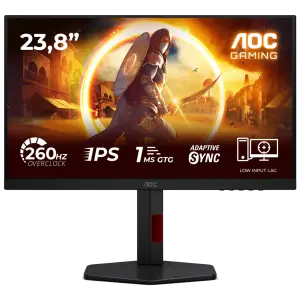 Монiтор AOC 23.8" 24G4ZR Black/Red UA