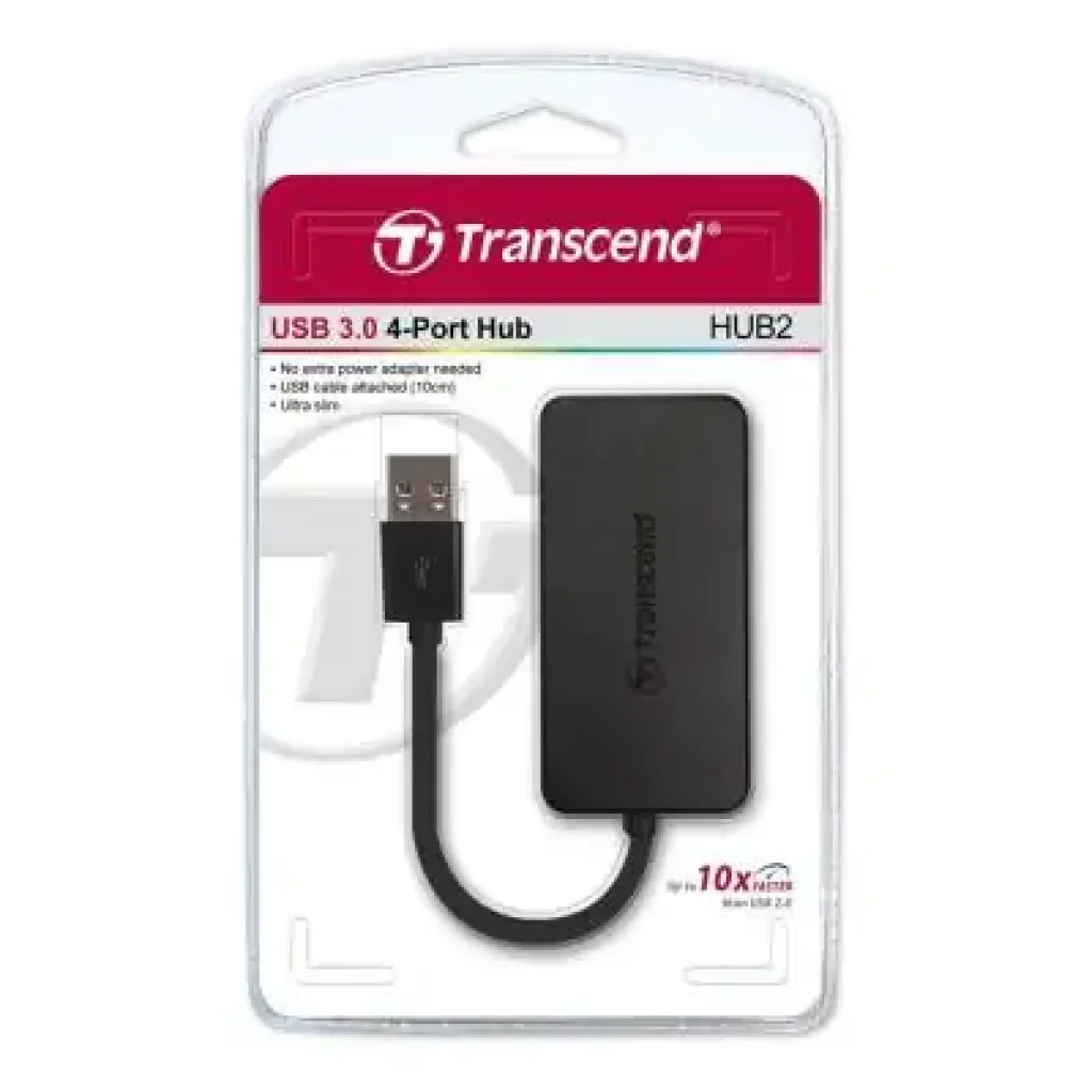 Кардрідер TRANSCEND USB 3.0 HUB 4 ports UA