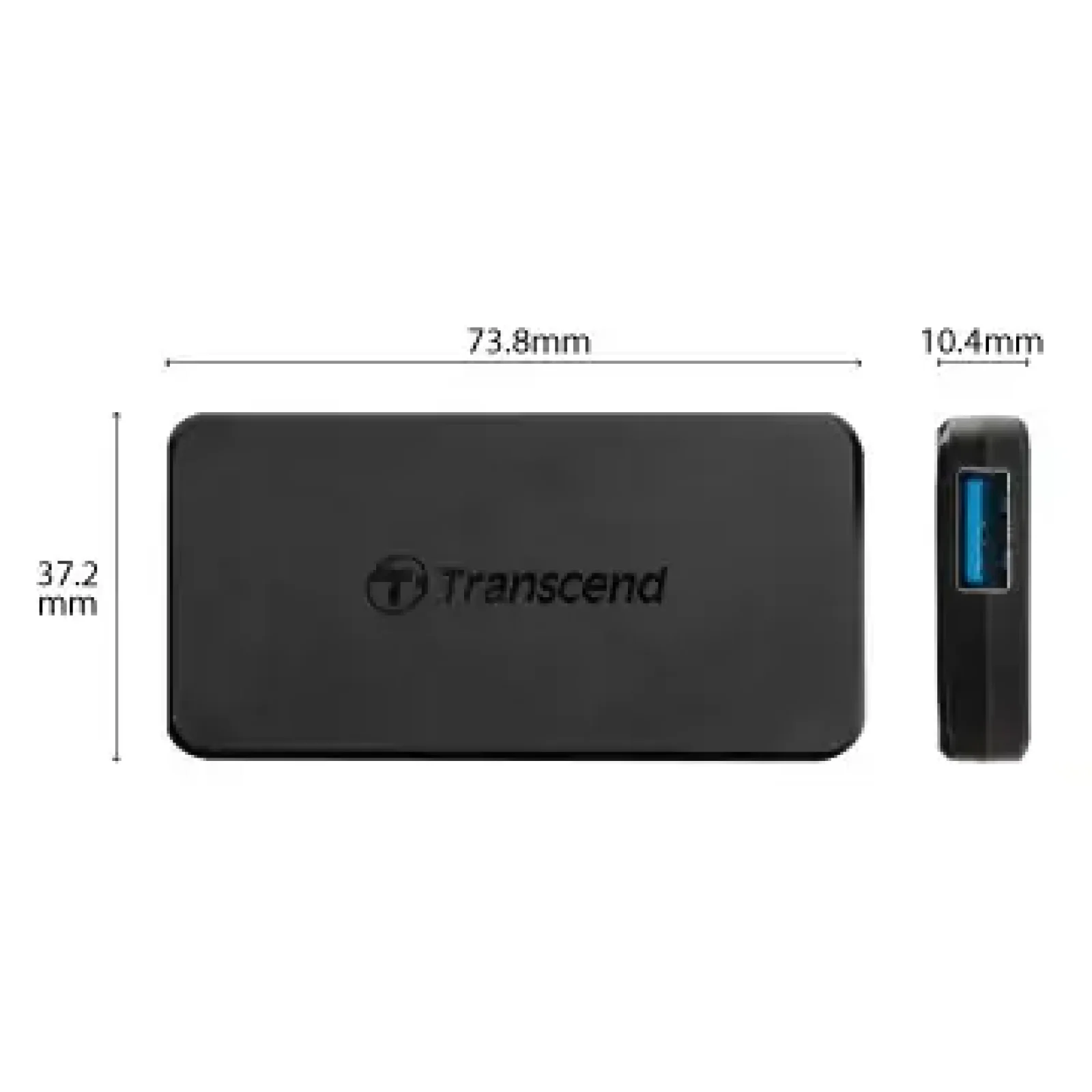 Кардридер TRANSCEND Type-C HUB 4 ports UA