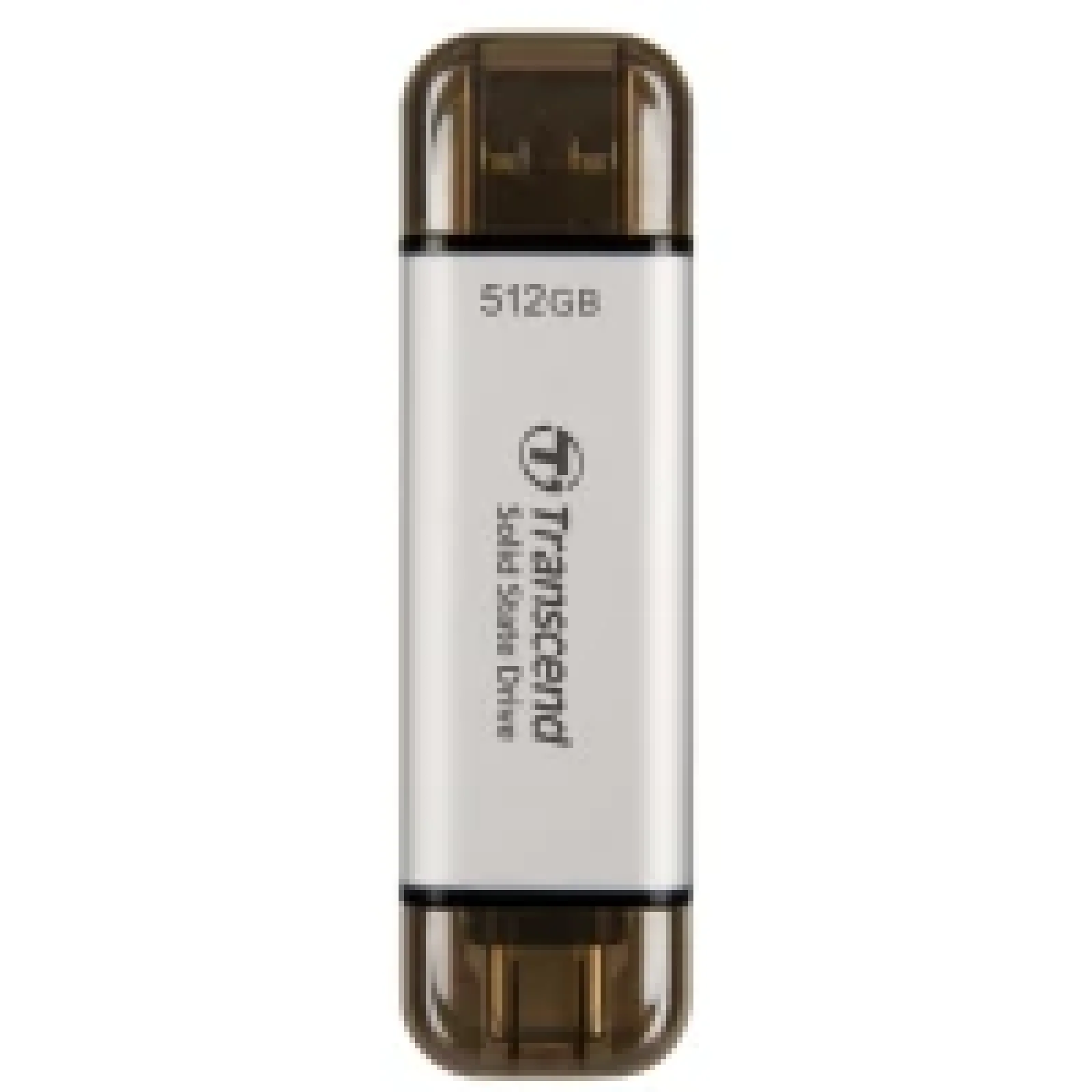 SSD внешний TRANSCEND 512GB ESD310S, USB 10Gbps, Type C/A Silver UA