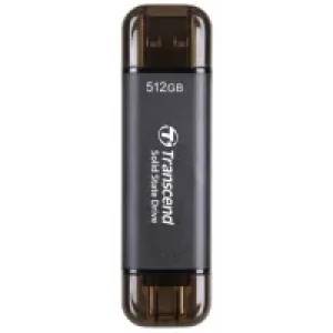 ssd внешний TRANSCEND 512GB ESD310C, USB 10Gbps, Type C/A Gray UA