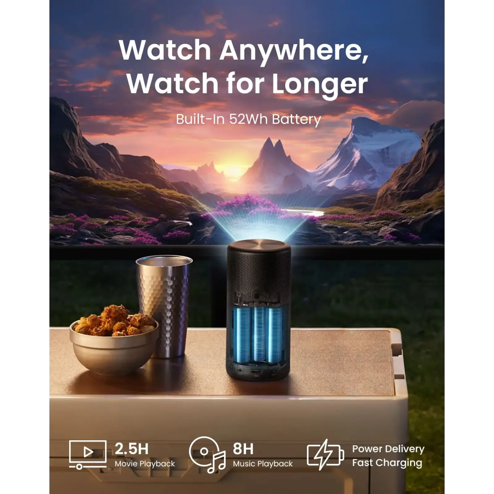 Проектор Nebula Capsule 3 Laser (GTV) Black UA