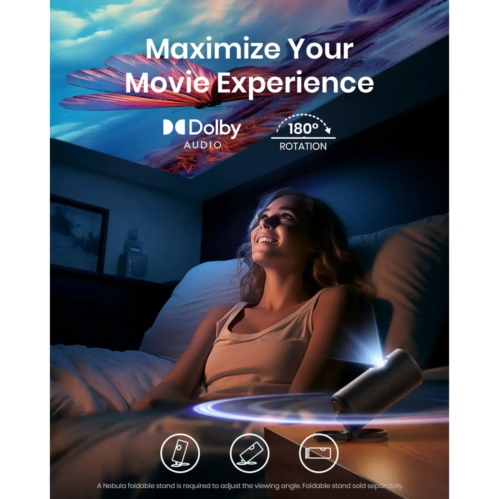 Проектор Nebula Capsule 3 Laser (GTV) Black UA