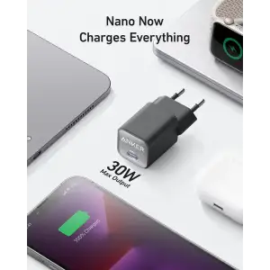 МЗП Anker PowerPort 511 Nano III - 30W USB-C White UA