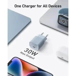 МЗП Anker PowerPort 511 Nano IV - 30W USB-C Black UA