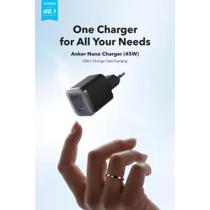 МЗП Anker Nano Charger - 45W USB-C Black UA