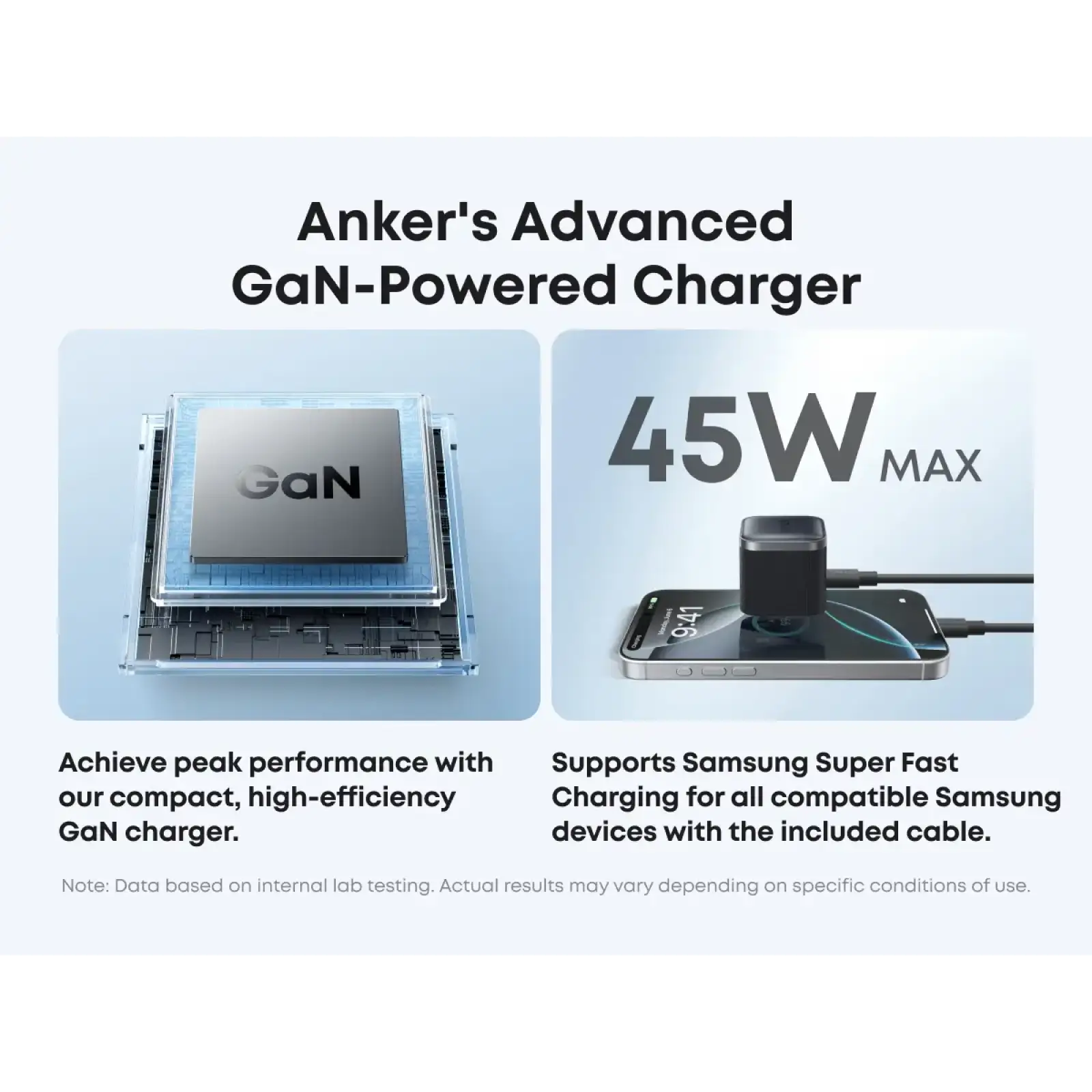 МЗП Anker Nano Charger - 45W USB-C Black UA
