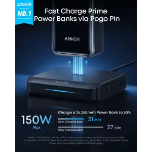 МЗП Anker Charging Base for Anker Prime 150W Black UA
