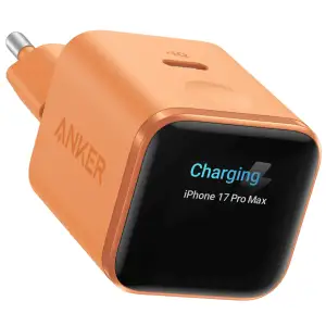 СЗУ Anker Nano Charger - 45W USB-C Smart Display Orange UA