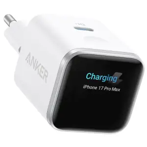 СЗУ Anker Nano Charger - 45W USB-C Smart Display White UA