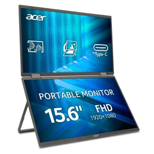 Монитор 15.6" Acer Dual Portable PD163QTbmiuux (UM.ZP3EE.011) Black UA