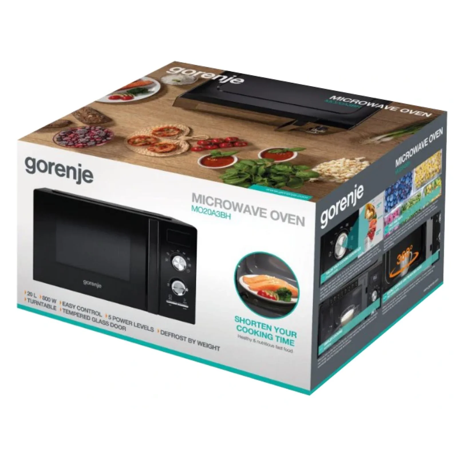 Мікрохвильова піч Gorenje MO20A3BH UA