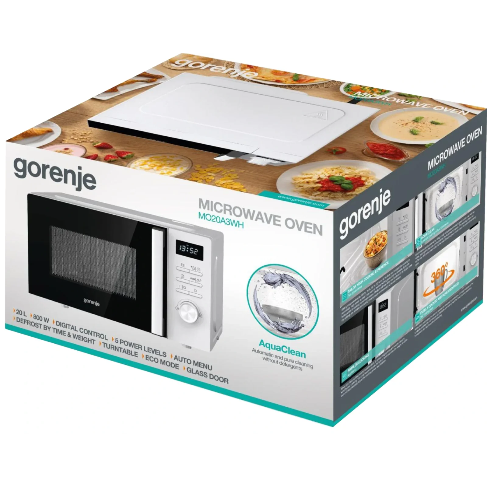 Микроволновая печь Gorenje MO20A3WH (M20XYZ) UA