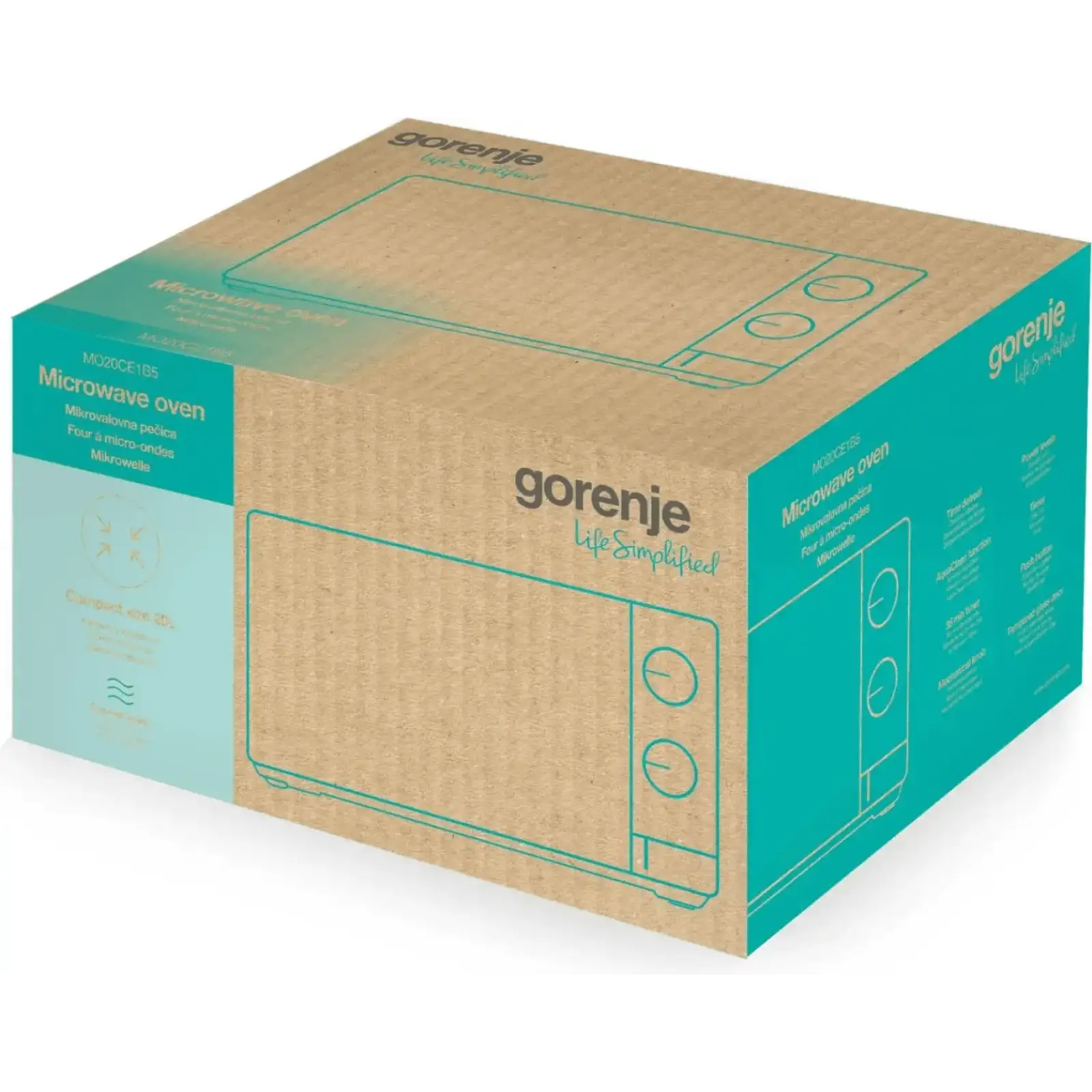 Мікрохвильова піч Gorenje MO20CE1B5 (M20XYZ) UA