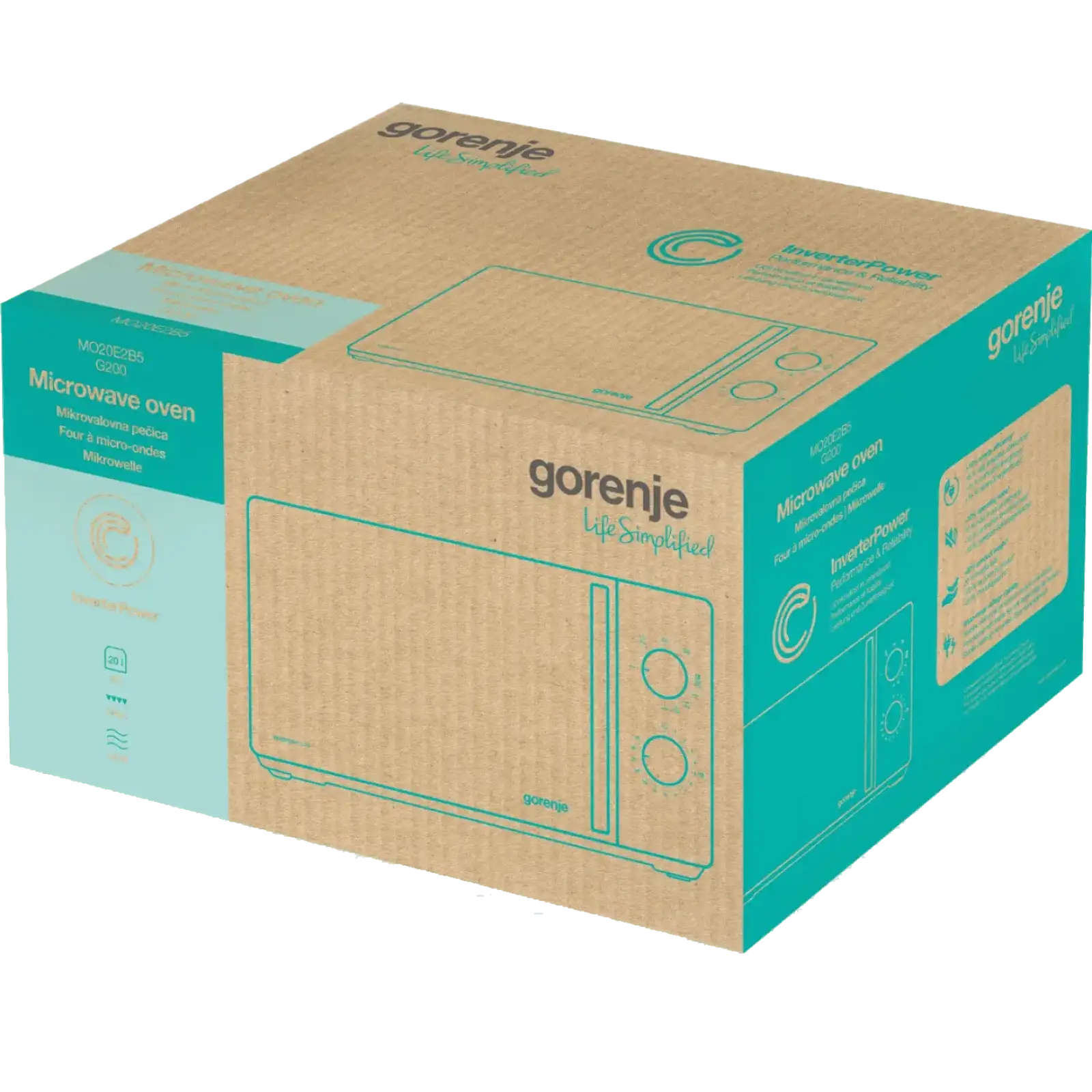 Микроволновая печь Gorenje MO20E2B5 UA