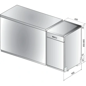 Посудомоечная машина Whirlpool WSFO3O23PF UA