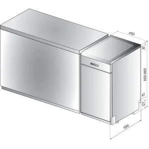 Посудомоечная машина Hotpoint Ariston HSFO 3T235 WC X UA