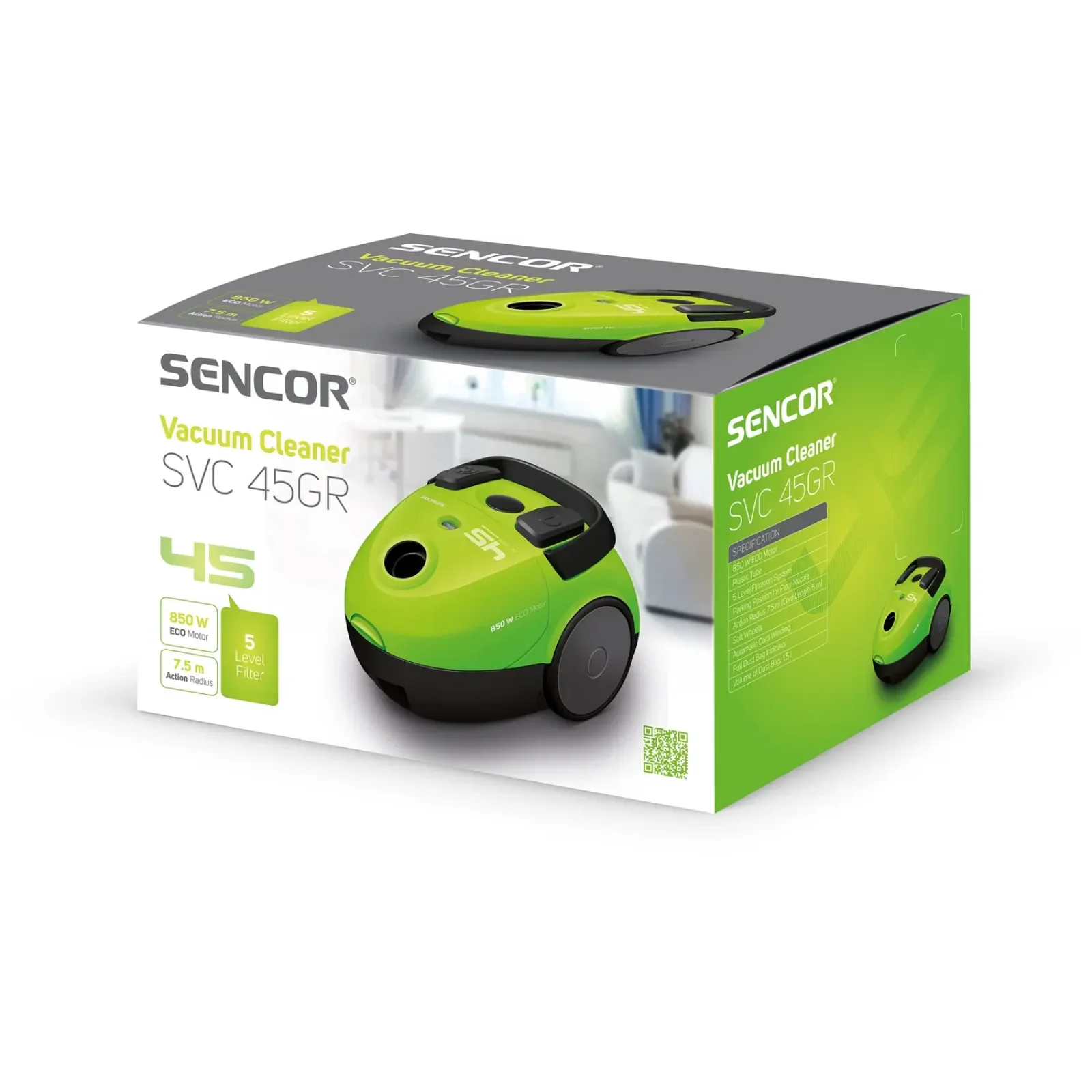 Пылесос Sencor SVC 45GR-EUE3 UA