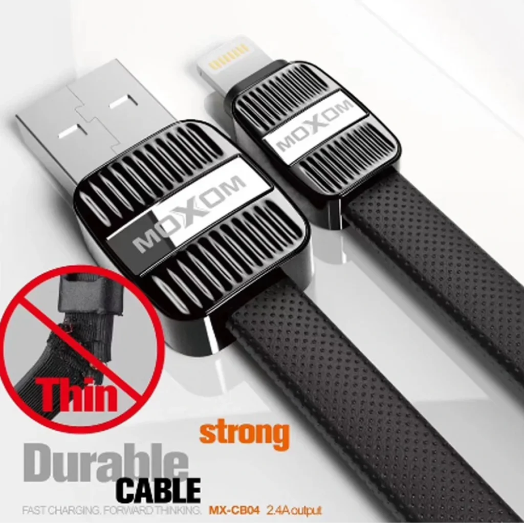 Кабель USB cable MOXOM Lightning (MX-CB04) чорний