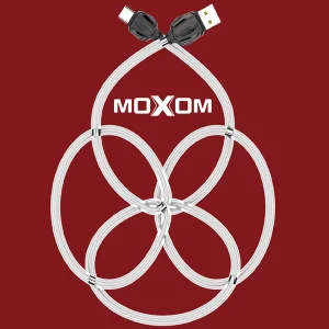Кабель USB cable MOXOM micro USB Magnetic clips (MX-CB46) білий