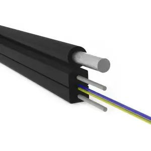 Кабель оптичний RCI FTTH-001-SM-MW, 1000 м (несучий сталевий дріт) UA