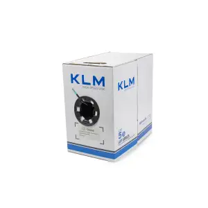 Кабель KLM FTP 4Pх0.5 PE CCA B 305m (чорний) UA