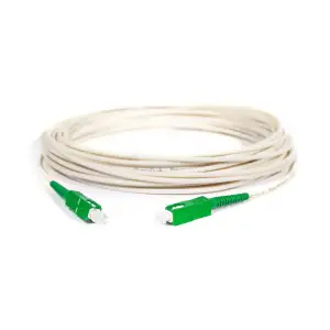 Патчкорд оптичний Optolink FTTH SC/APC-SC/APC, 3mm, 15m (G.657A), LSZH, white UA