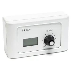 Настінна панель керування TOA M-802RC (2 аналогових виходи, вибір вхідного каналу, регулятор гучності, CAT5e п UA