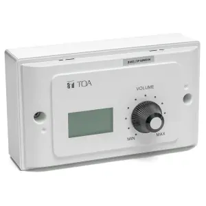 Настінна панель TOA M-800RC (вибір вхідного каналу, регулятор гучності, CAT5e підключення) (M-800RC-EB D00) UA