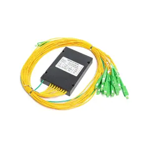Оптичний подільник Optolink PLC (ABS) 1x16-SC/АPC-2,0 мм-1,0 м (G.657A) UA