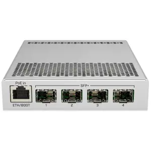 Комутатор керований MikroTik CRS305-1G-4S+IN (98DX3236A1 800 MHz, RAM 512 MB, FLASH 16 MB) UA
