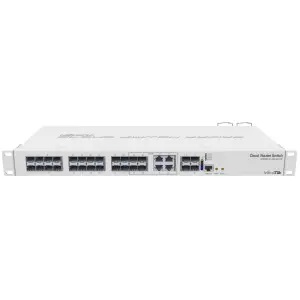 Комутатор керований MikroTik CRS328-4C-20S-4S+RM (98DX3236A1 800 MHz, 512 MB RAM, 20хSFP, 4хSFP+) UA