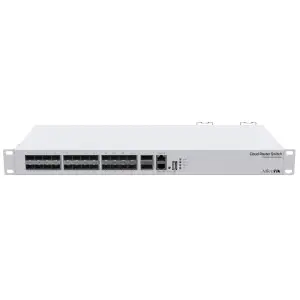 Комутатор MikroTik Cloud Router Switch 326-24S+2Q+RM (QCA9531, 650 MHz CPU, 64 MB RAM, 16 MB Flash) UA