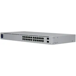 Комутатор Ubiquiti UniFi Switch USW-24 (24) 10/100/1000Mbps, (2) 1000Mbps, 230V AC (USW-24) UA