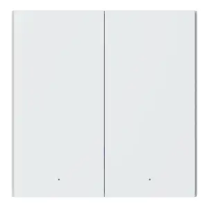 Настінний вимикач Aqara H1 (З нейтраллю, дві клавіші) Aqara WS-EUK04 (WS-EUK04 White) UA