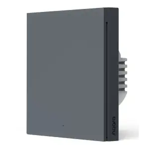 Настінний вимикач Aqara H1 (З нейтраллю, одна клавіша) Aqara WS-EUK03 (WS-EUK03 Grey) UA