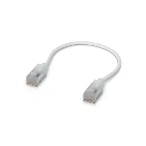 Патч-корд Ubiquiti UniFi Premium Patch Cable 0.15 м. Білий (UACC-Cable-Patch-EL-C6A-0.15M-W) UA