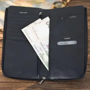 Дорожній портмоне Tony Perotti New Contatto 2598 (90445) Чорне UA